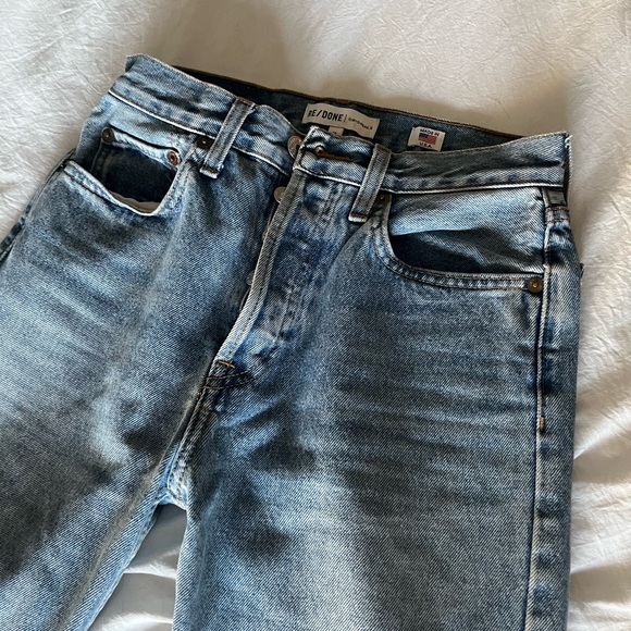 RE/DONE HIGH RISE STOVEPIPE JEANS - Picture 1 of 5